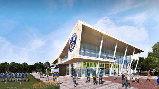 How the planned $40 million headquarters will look. Image: AAP Image/Parramatta Eels