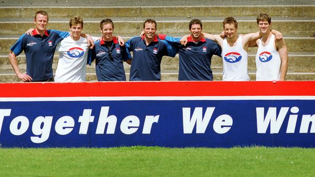 Western Bulldogs of the modern era including Chris Grant, Brent Colbert, Robert Murphy, Brad Johnson, Rohan Smith, Daniel Cross and Kieran McGuinness.