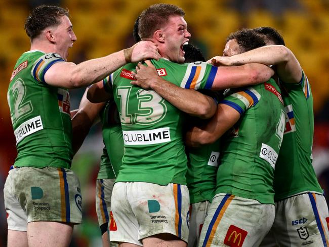 The Raiders are flying high. Picture: Hannah Peters/Getty Images