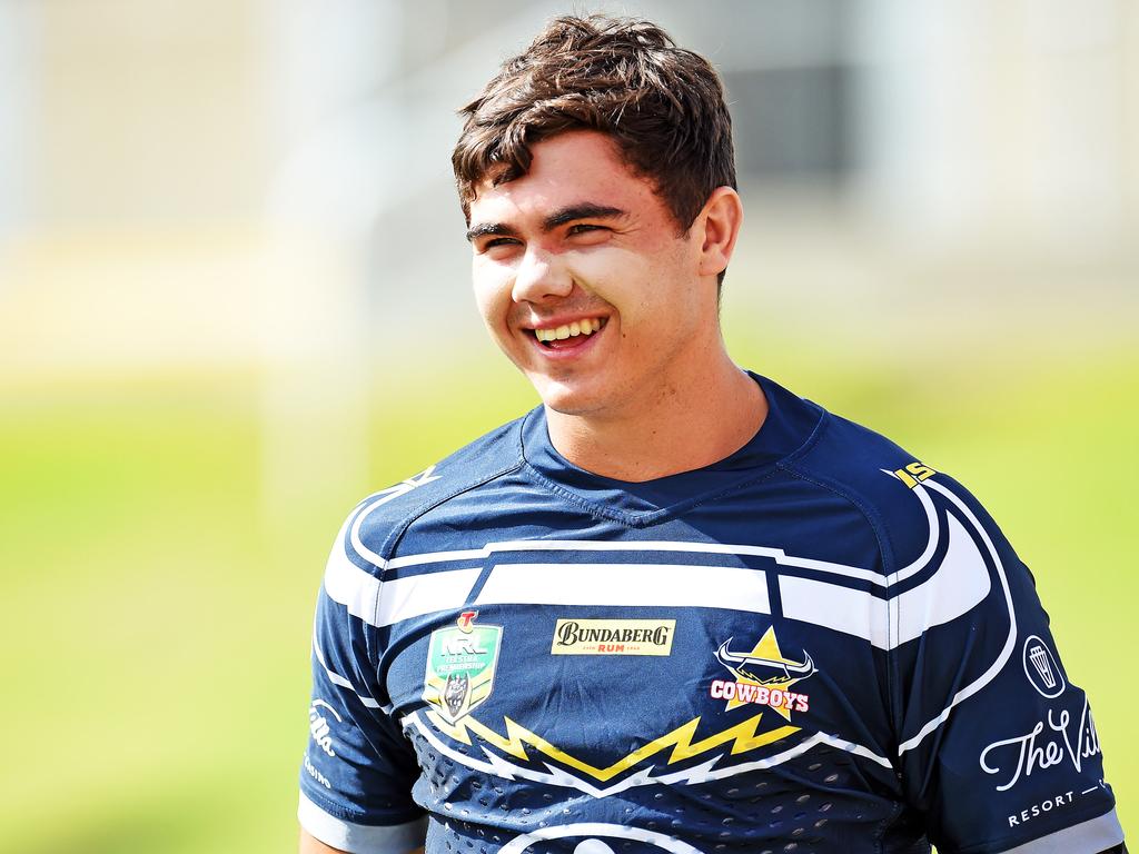 NRL: North Queensland Cowboys Jake Clifford runs water for old boys in  Cairns