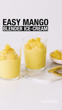 Easy mango blender ice-cream