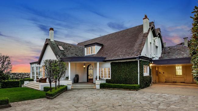 The $16 million property in Bellevue Hill.