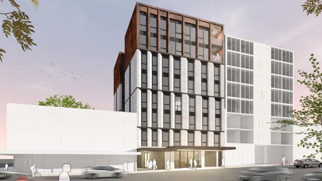 Artists impression of the student accommodation proposed for Kingsford. Picture: Meccone