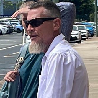 Michael John Sharp outside Mackay Courthouse on December 19, 2023. Photo: Zoe Devenport