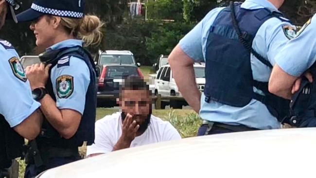 The man’s passenger was charged with possessing a knife in a public place. Picture: Eliza Barr