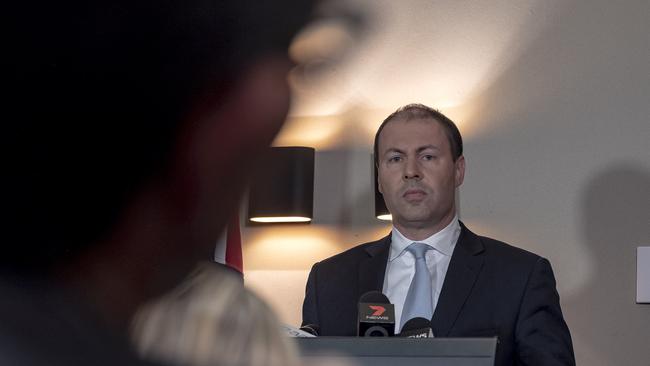 Energy Minister Josh Frydenberg speaks during a media conference at the end of the COAG energy council meeting in Melbourne on Friday. (Pic: Luis Ascui/AAP)