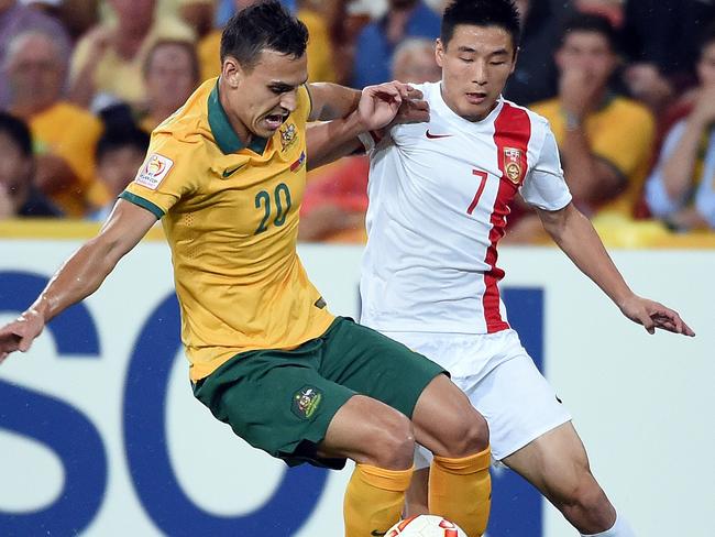 Trent Sainsbury was outstanding under pressure.