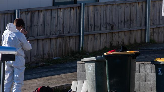 The aftermath of a house fire at Tolosa Street, Glenorchy on Friday 5th July. Picture: Linda Higginson