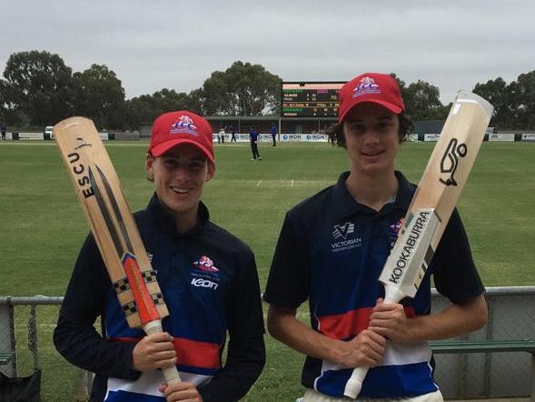 Footscray openers Mitchell Jamieson and Lachlan McArthur