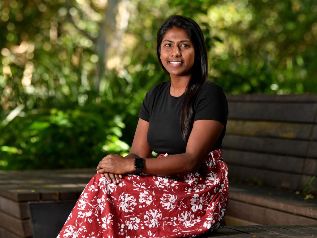 James Cook University international student Aloka Vidanalage. Picture: Evan Morgan