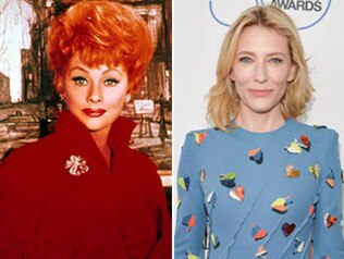 Lucille Ball and Cate Blanchett