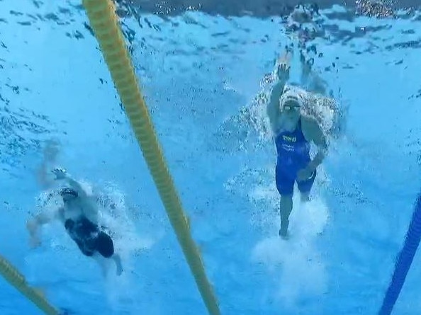 History was made on day three of the Olympics with the first women's 1500m freestyle event. Picture: 7Plus