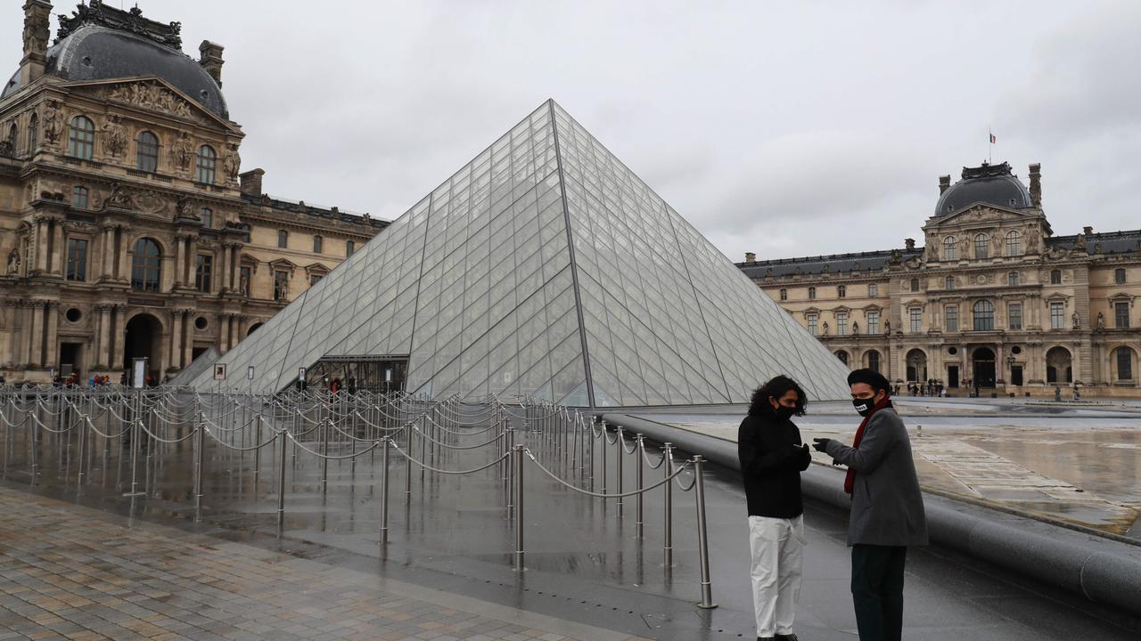 France pictured at the height of the pandemic in March. (Photo by Ludovic Marin / AFP)