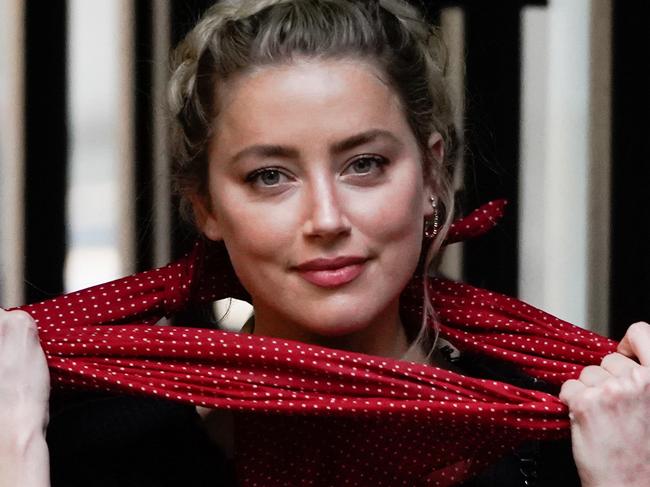 US actress Amber Heard said asking a vet to “grease” paperwork were Johnny Depp’s words and she was not in control of how the dogs were transported. Picture: Niklas HALLE'N / AFP
