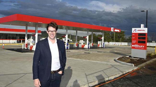 New Ampol Service Station, Greenwattle and Alderley Street intersection. Edward Hodge says food and drink outlets will be added soon.