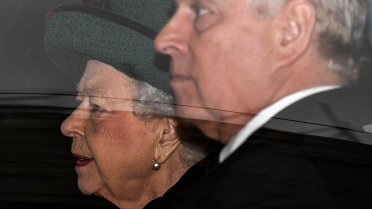 The Queen had notably stood by her disgraced son in the wake of the scandal. Picture: AFP.