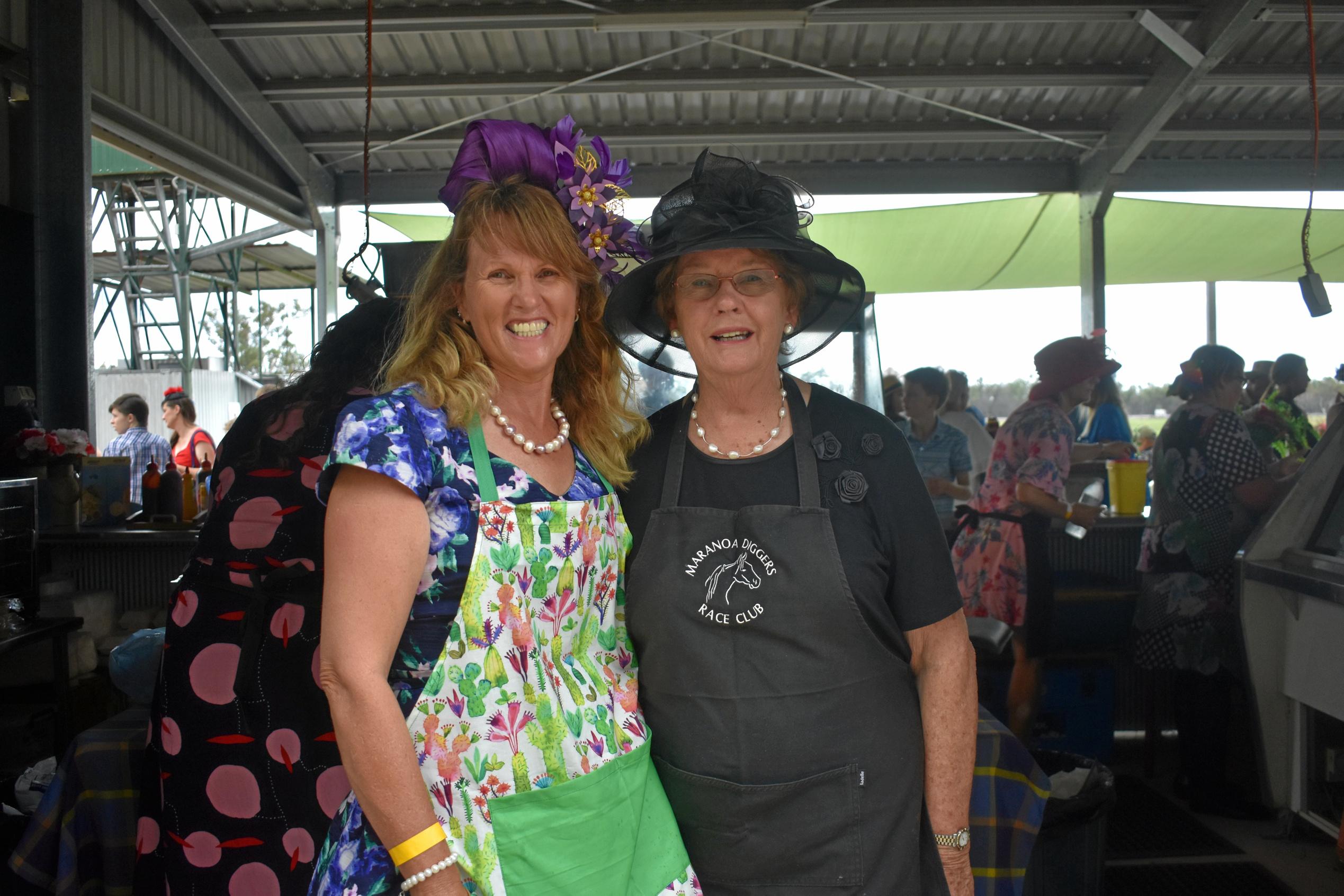 Lovely volunteers Sandra Hartley and Bark Caskey. Picture: Jorja McDonnell