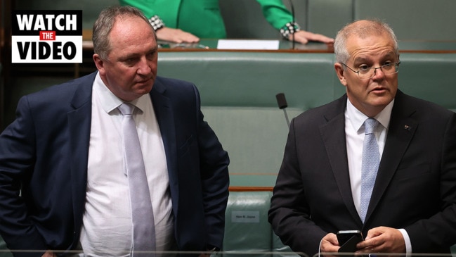 Barnaby Joyce called Scott Morrison a ‘hypocrite and a liar’ in leaked text message