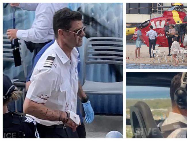 Pilot Michael James has been released from hospital after the Sea World crash.