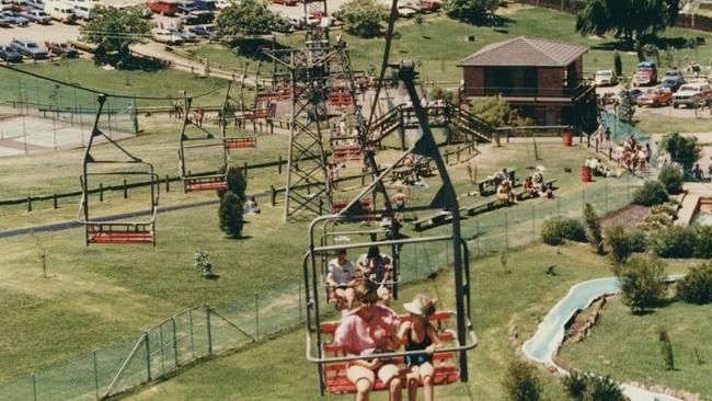 The chairlift was installed in 1980 to service the competitors at the Australian Grass Skiing Championships. Picture: Lost Illawarra