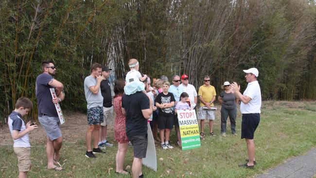 Nathan residents will continue to fight the proposal for a massive townhouse/unit development in their quaint suburb. Photo: Kristy Muir 