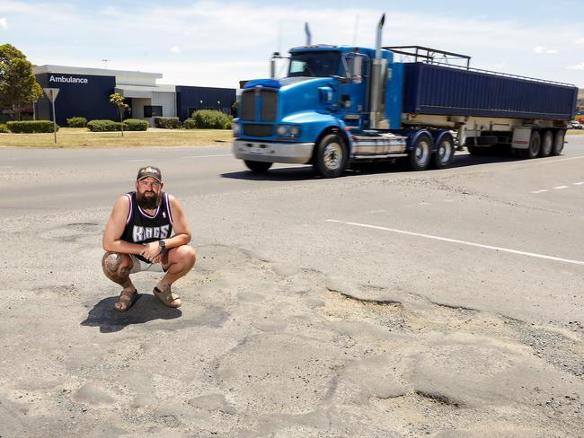 Commuters are fed up with the state of Victoria’s road network. Picture: Ian Currie