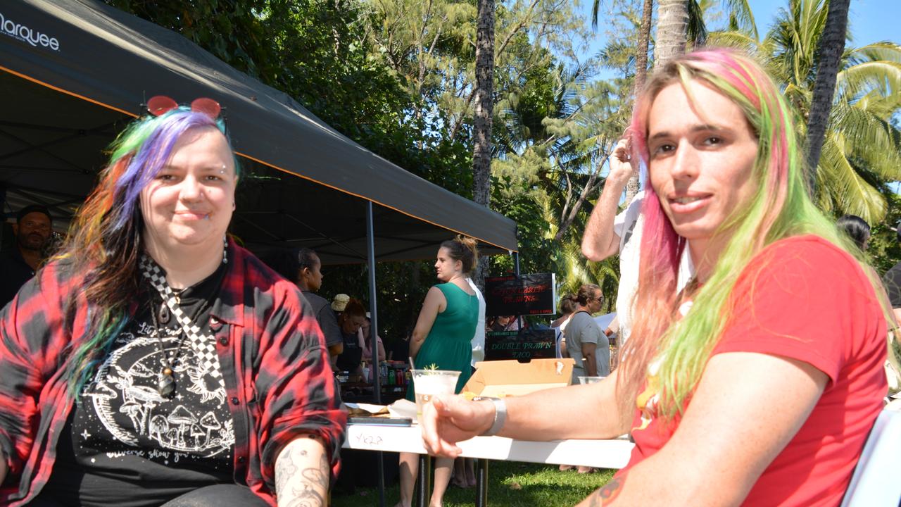 Abbey Hunter and Ben Middleton at the 2024 Festival of the Knob at Yorkeys Knob on Saturday. Picture: Bronwyn Farr