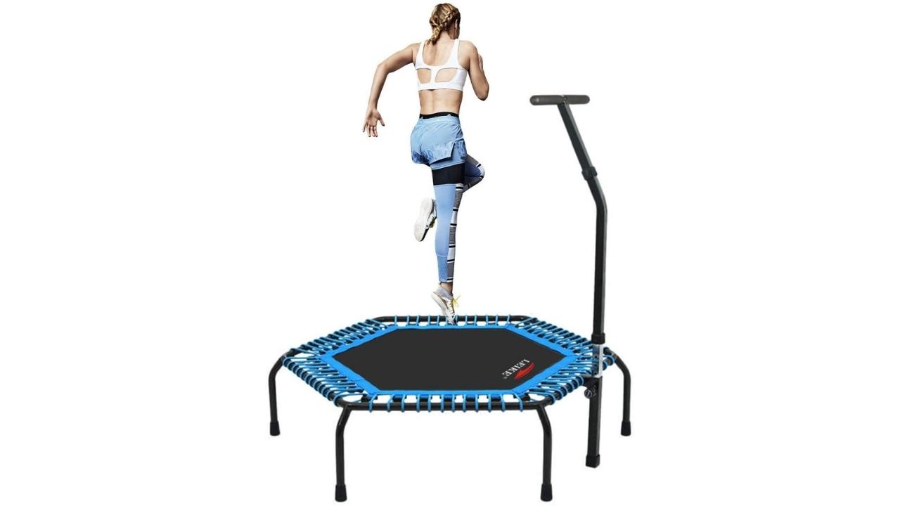 Advwin 50 Inch Mini Trampoline Fitness Trampolines