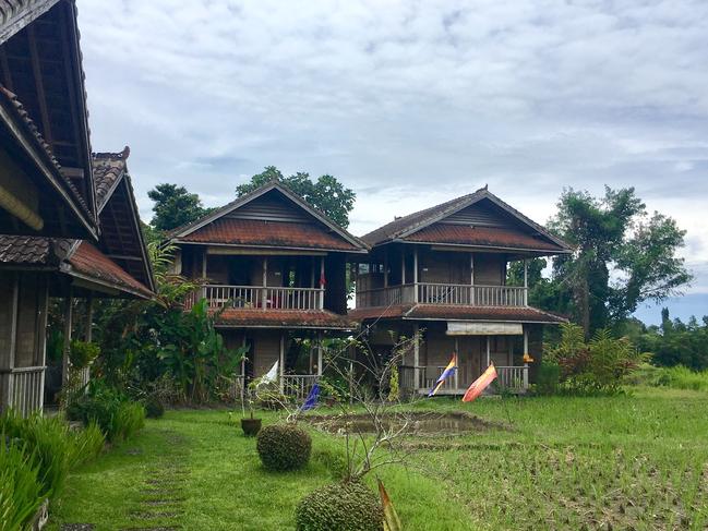 At a silent retreat in Bali. Picture: Julia D'Orazio