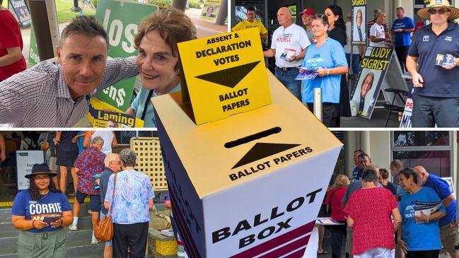 Security guards have been sent to patrol polling booths across Redland after reports of aggressive behaviour. NO ONE DEPICTED IN THIS IMAGE IS ACCUSED OF ANY WRONGDOING. Pictures: Contributed