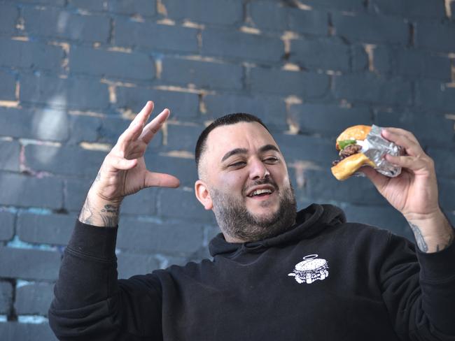 Gee Ozgen, owner of Mister Gee Burger Truck. Picture: Flavio Brancaleone