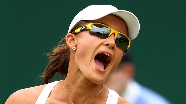 Arina Rodionova during her first round match against Anastasia Pavlyuchenkova on Tuesday.