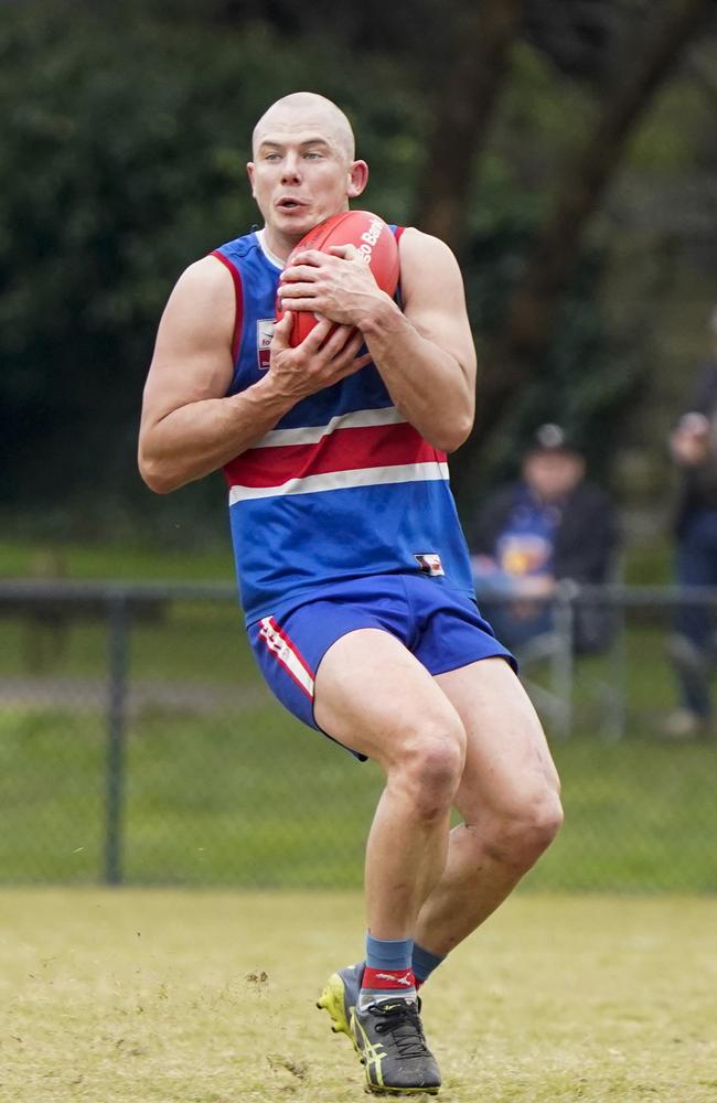 Lucas O'Neill in action for South Croydon. He’s joined Mt Evelyn. Picture: Valeriu Campan