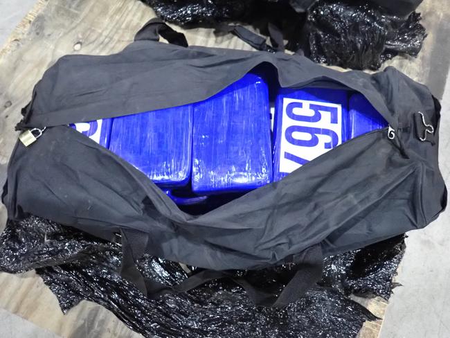 Australian Border Force seized 120kg of cocaine at Sydney’s port. Picture: ABF.