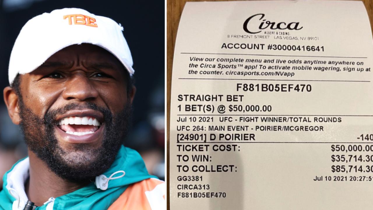 Floyd Mayweather cashed in on Conor McGregor's loss.