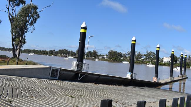 The North Rockhampton Boat Ramp.