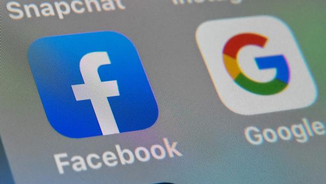 Australia has put in place world-first rules to govern the relationship between media companies and tech giants Google and Facebook Picture: AFP