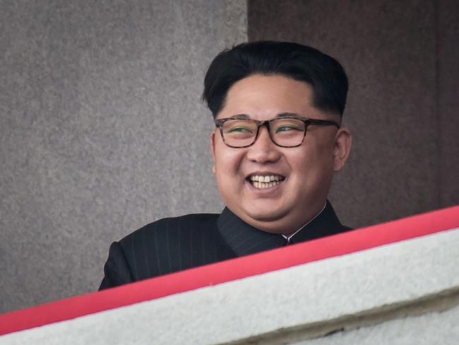 North Korean Kim Jong-un is the face of the North Korean regime. Picture: Ed Jones/AFP