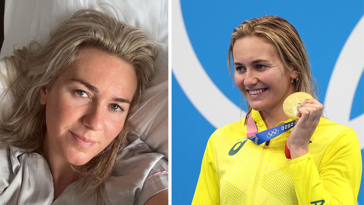 Ariarne Titmus has revealed her health scare. Photo: Getty Images and Instagram