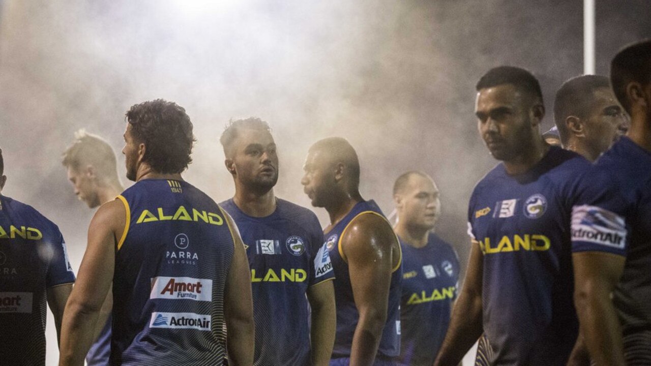 The Eels were woken up at 3am for a training session. Pic: Parramatta Eels