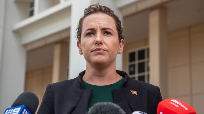 Lia Finocchiaro said the government was a ‘rudderless ship’ following Natasha Fyles’ resignation as chief minister on Tuesday. Picture: Pema Tamang Pakhrin