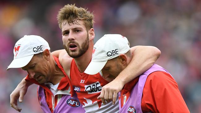 After a horror run with knee injuries, Alex Johnson will undergo the surgeons knife once again. Picture: AAP