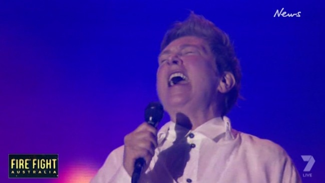 k.d. lang and more perform at Fire Fight Australia