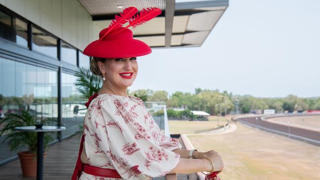 Stephanie Berlin at the racetrack. Picture: Pema Tamang Pakhrin.