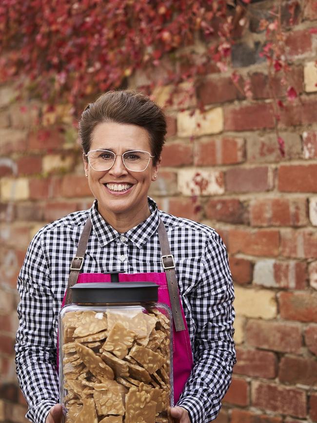 Greta Donaldson, founder of Bendigo Brittle. Picture: Leon Schoots.