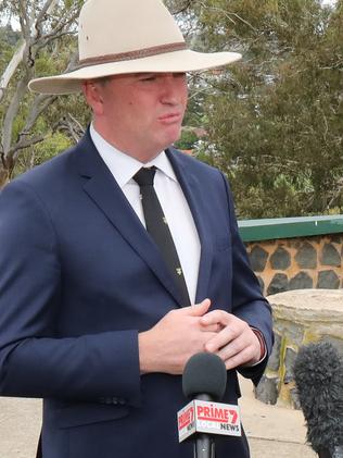 Barnaby Joyce has sat through thousands of interviews in his career. He should have known how to prepare for this one. Picture: Marlon Dalton/AAP