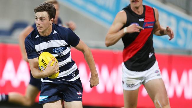 Young Cat Jordan Clark is poised to make his AFL debut. Pic: Michael Klein