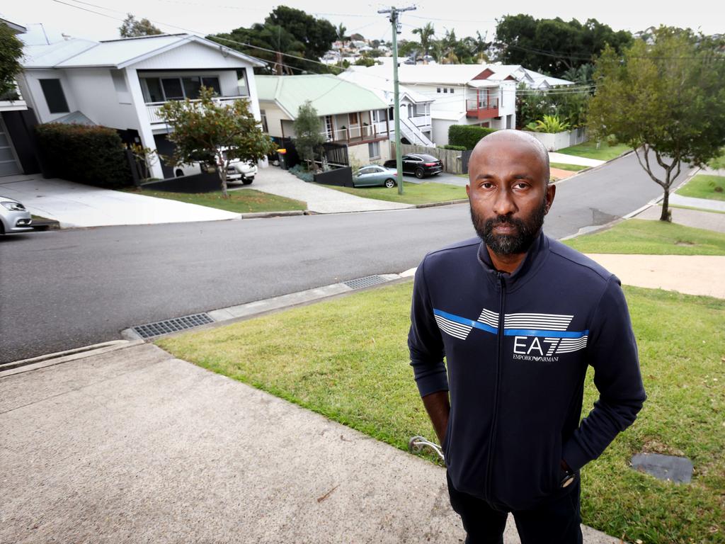 Bulimba resident Angelo Justus was the victim of the carjacking. Photo Steve Pohlner