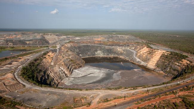 Mining operations at ERA's Ranger Uranium Mine, including rehabilitation and revegetation at Jabiluka. Picture: ERA