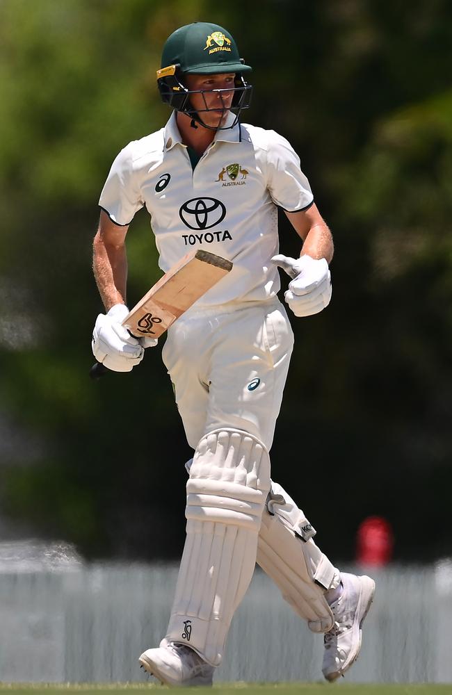 Nathan McSweeney was one of the Australia A cricketers that Law and Kohler had a chance to rub shoulders with. (Photo by Albert Perez/Getty Images)